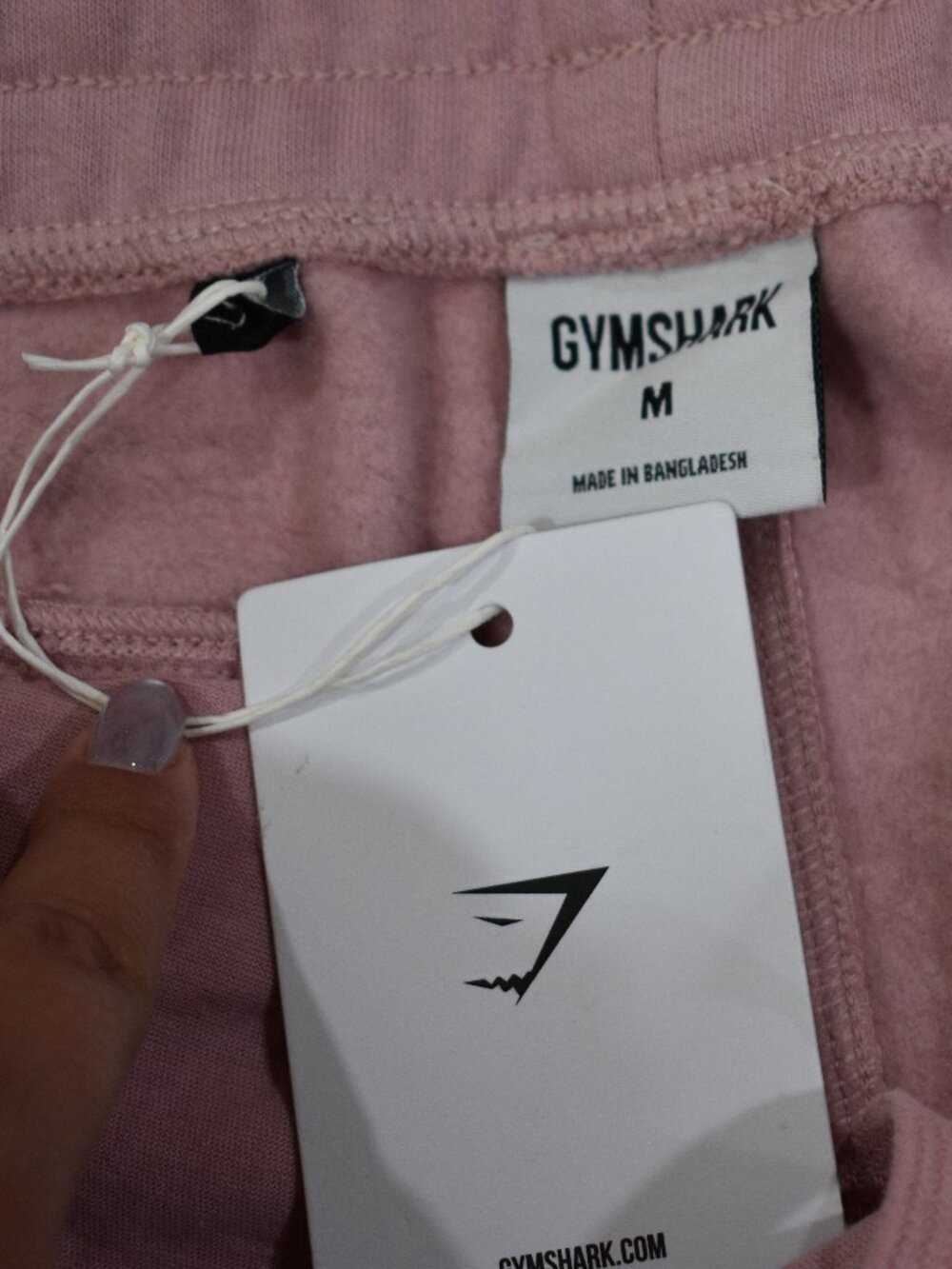 Gymshark Crest 7” Shorts Pink NWT Slim Fit - Size M - Picture 6 of 6